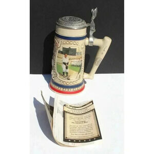 Bradford Museum Legends of Baseball "Lou Gehrig: The Luckiest Man" Stein W/ COA
